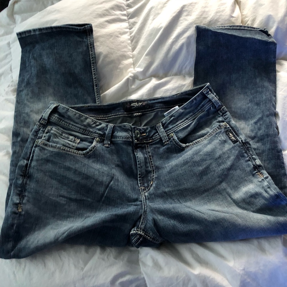 Silver jeans